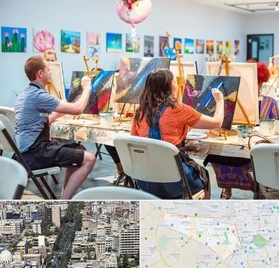 آموزشگاه رنگ روغن در منطقه 18 تهران