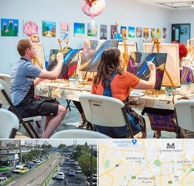 آموزشگاه رنگ روغن در جنوب تهران