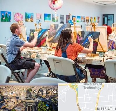 آموزشگاه رنگ روغن در استاد معین