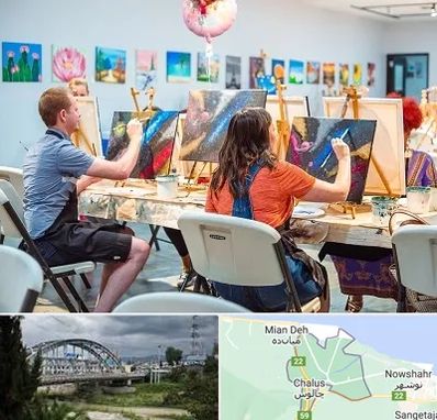 آموزشگاه رنگ روغن در چالوس