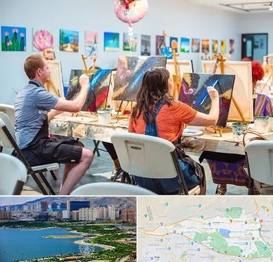 آموزشگاه رنگ روغن در منطقه 22 تهران