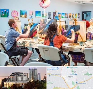 آموزشگاه رنگ روغن در فرشته 