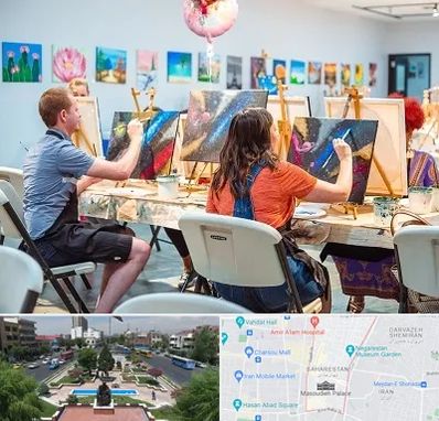 آموزشگاه رنگ روغن در بهارستان