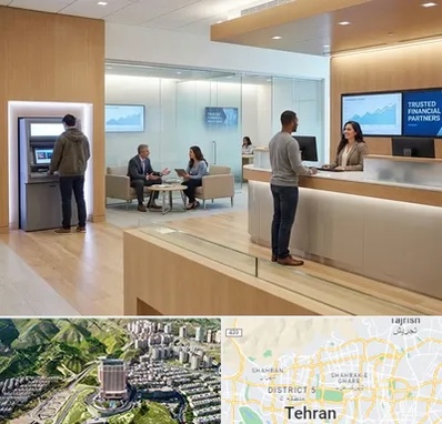 بانک در شمال تهران 
