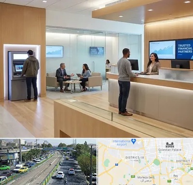 بانک در جنوب تهران 