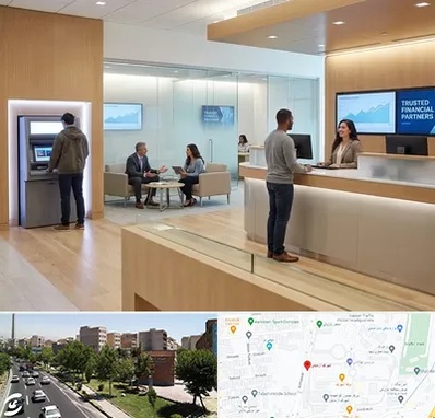 بانک در شهرک آزمایش 