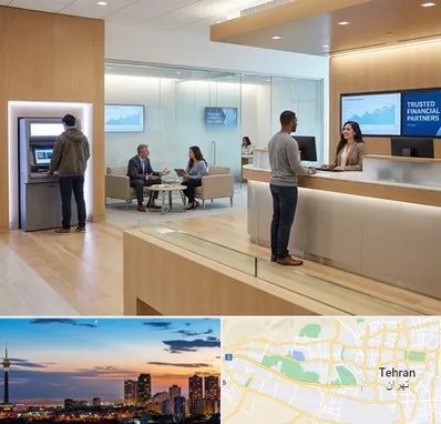 بانک در غرب تهران 