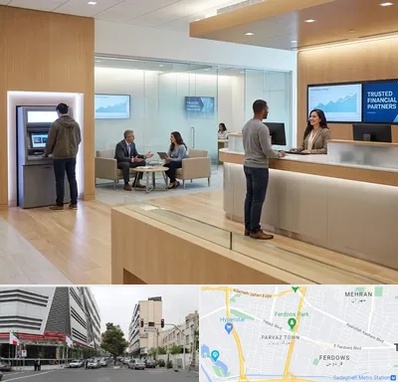 بانک در بلوار فردوس 