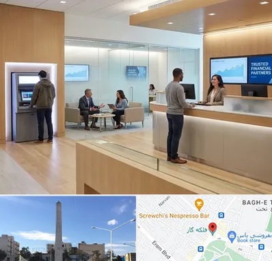 بانک در فلکه گاز شیراز