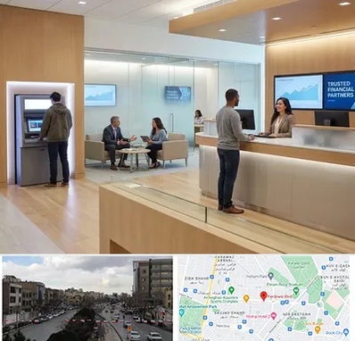 بانک در بلوار فردوسی مشهد 