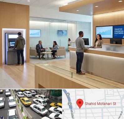 بانک در مطهری تهران