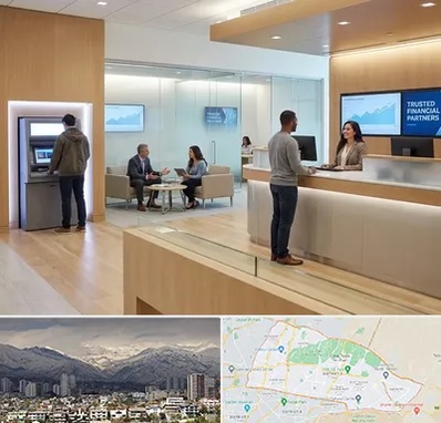 بانک در منطقه 4 تهران 