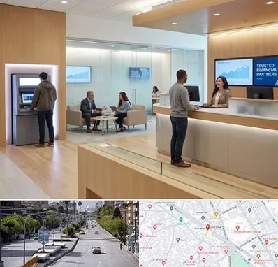 بانک در خیابان زند شیراز 