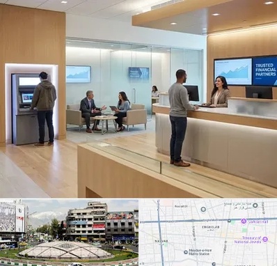 بانک در مرکز تهران 