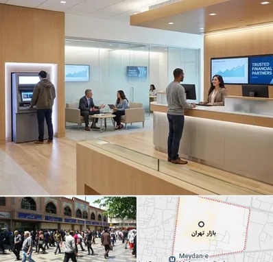 بانک در بازار تهران