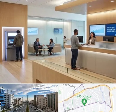 بانک در سعادت آباد 