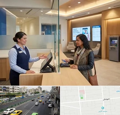 بانک ملت در خیابان دامپزشکی