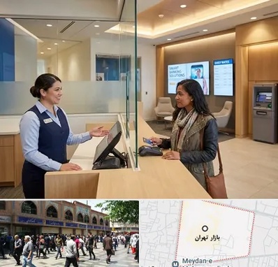 بانک ملت در بازار تهران