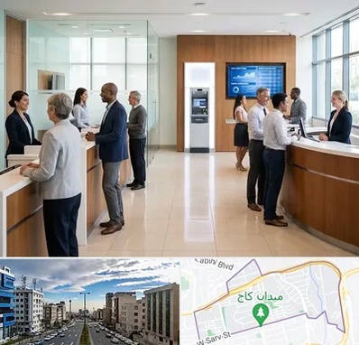 بانک ملی در سعادت آباد