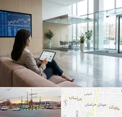 بانک اقتصاد نوین در میدان خراسان