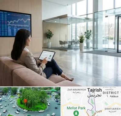 بانک اقتصاد نوین در تجریش 