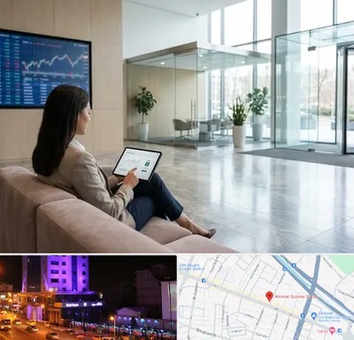 بانک اقتصاد نوین در آبرسان تبریز 
