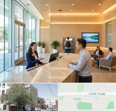 بانک تجارت در طرشت