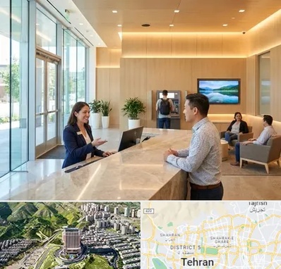 بانک تجارت در شمال تهران 