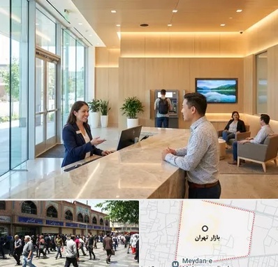 بانک تجارت در بازار تهران
