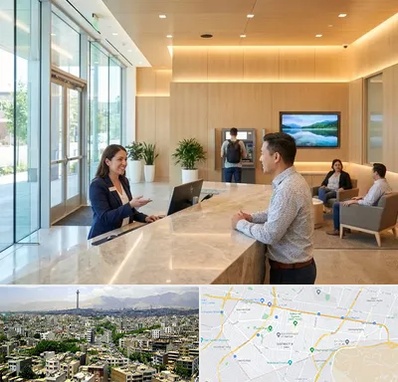 بانک تجارت در منطقه 8 تهران