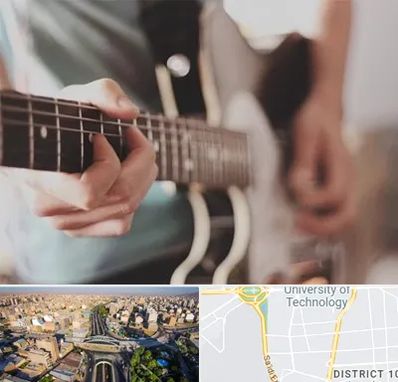 آموزشگاه گیتار در استاد معین