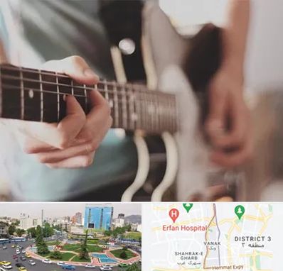 آموزشگاه گیتار در ونک