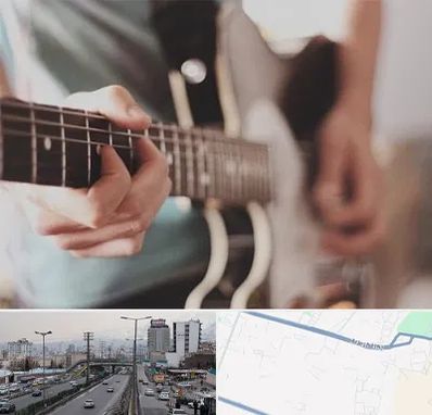 آموزشگاه گیتار در بلوار ارتش