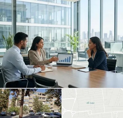 بانک صنعت و معدن در دولت آباد