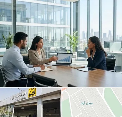 بانک صنعت و معدن در عبدل آباد