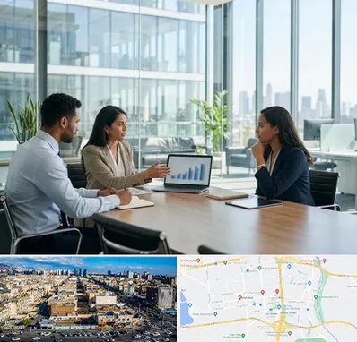 بانک صنعت و معدن در شهرک راه آهن