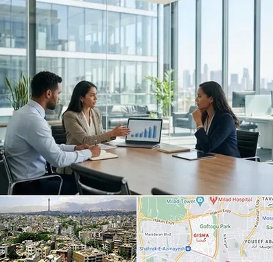 بانک صنعت و معدن در گیشا 