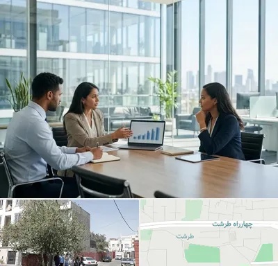 بانک صنعت و معدن در طرشت