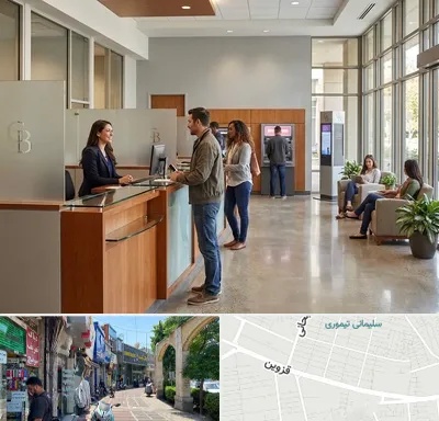 بانک صادرات در خیابان قزوین