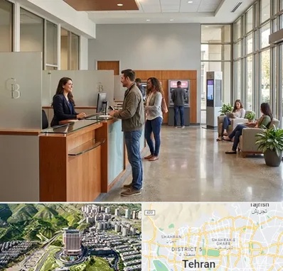 بانک صادرات در شمال تهران 
