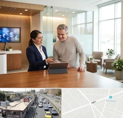 پست بانک در خیابان دماوند