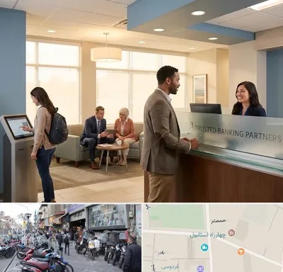 بانک پارسیان در چهارراه استانبول