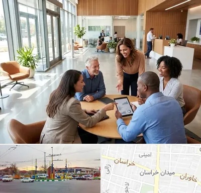بانک کارآفرین در میدان خراسان