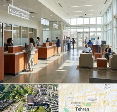 بانک شهر در شمال تهران 