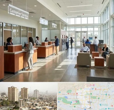 بانک شهر در منطقه 5 تهران 