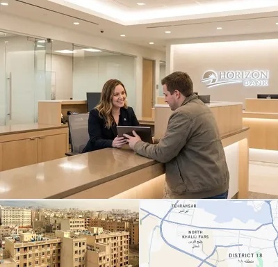 بانک ایران زمین در جنوب غرب تهران
