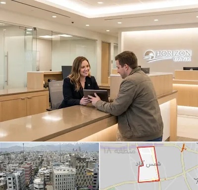 بانک ایران زمین در شمس آباد تهران