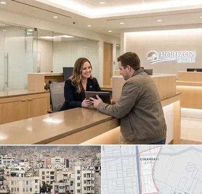 بانک ایران زمین در اسکندری 