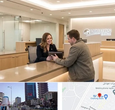 بانک ایران زمین در چهارراه طالقانی کرج 