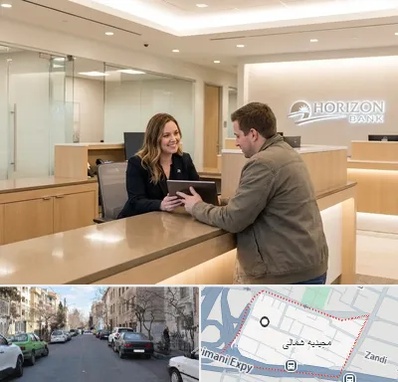 بانک ایران زمین در مجیدیه شمالی